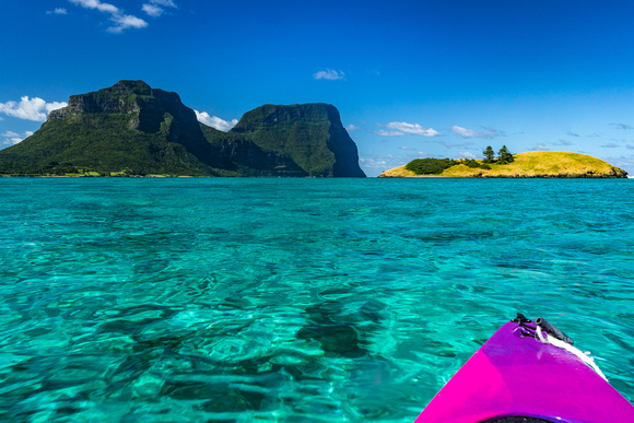 Canoeing at Lord Howe Is