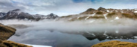 Foggy Lake Angelus panorama