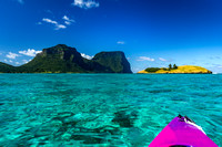 Canoeing at Lord Howe Island